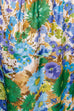 70s Maxikleid bunt Blumen