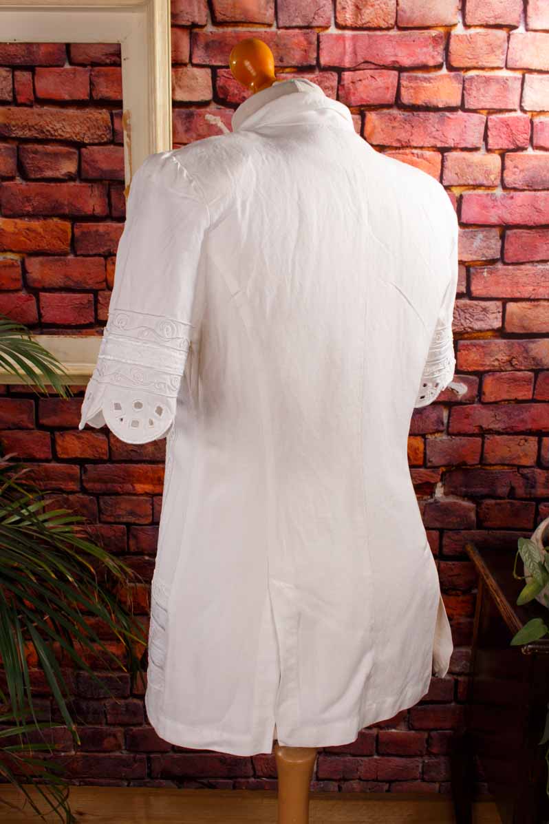 Cottage Leinen Sommerblazer