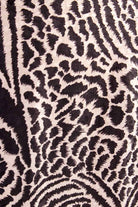 YSL Seidenjacquard Bluse Tiermuster