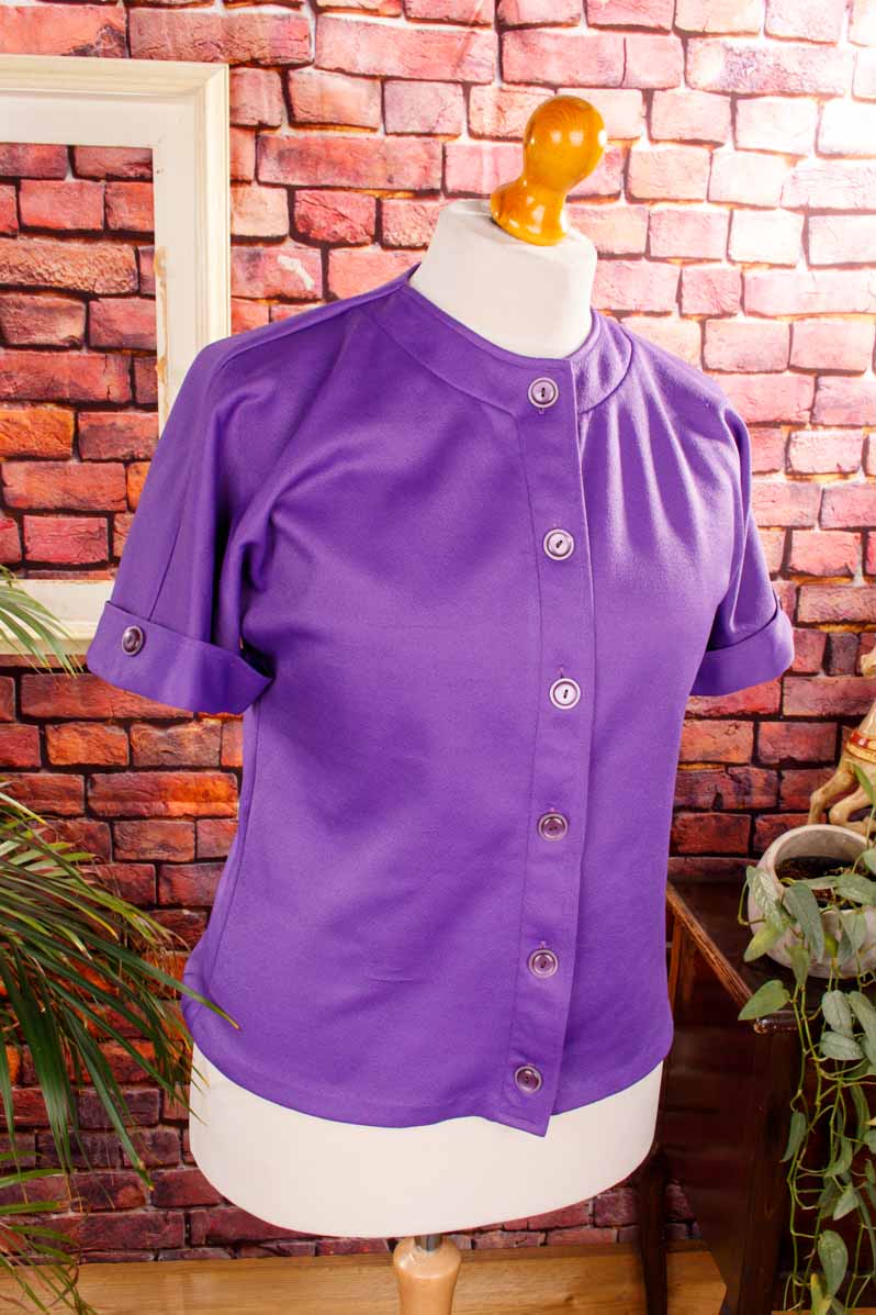 70s Top lila