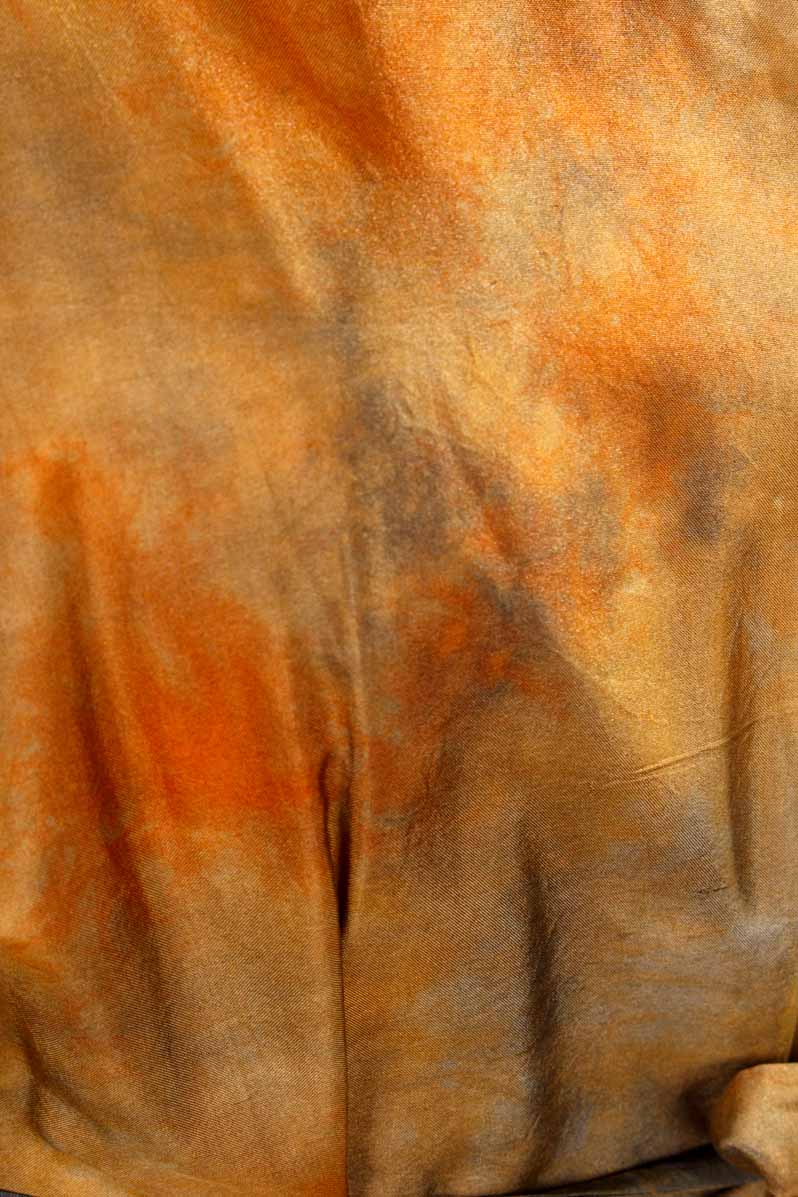 Seiden Shiftkleid Batikmuster
