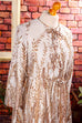 Boho Lounge Kleid beige Muster