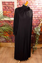 Jean Muir Kleid schwarz Viskose