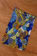 60s Loungekleid blau Muster