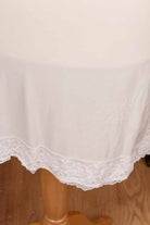 70s Unterkleid vanillegelb