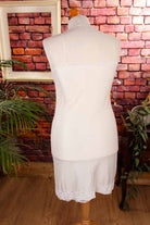 70s Unterkleid vanillegelb