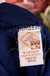 70s Schlager DDR Kleid blau