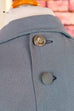 50er Jahre Kleid taubenblau