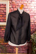 Vintage Bluse schwarz Plissee