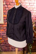 Rockabella Bluse schwarz Gothic