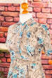 Rockabella Sommerkleid blau gemustert