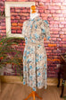 Rockabella Sommerkleid blau gemustert