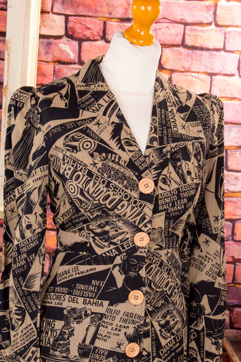 Vintage Kleid 40s Style