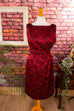 Rockabella Abendkleid rot Brokat
