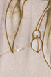 Boho Pullover creme Blättermuster
