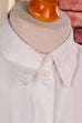 Leinenmix Bluse creme