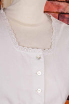 Dirndl Bluse weiß