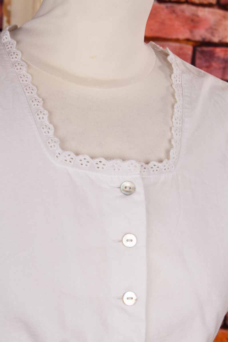 Dirndl Bluse weiß