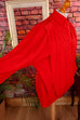 80er Umstandsbluse Stillbluse rot