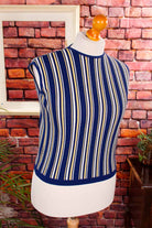 60s Strick Top Streifen