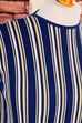 60s Strick Top Streifen