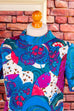 60s Discokleid leuchtend bunt