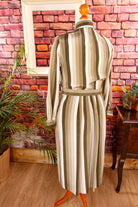 Louis Féraud Seidenkleid Streifen