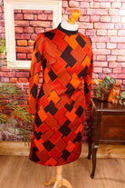 MOD Strickkleid orange Wollmix