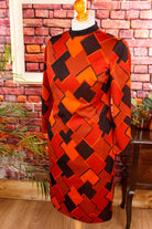 MOD Strickkleid orange Wollmix