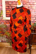 MOD Strickkleid orange Wollmix