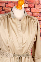 70s Safarikleid khaki