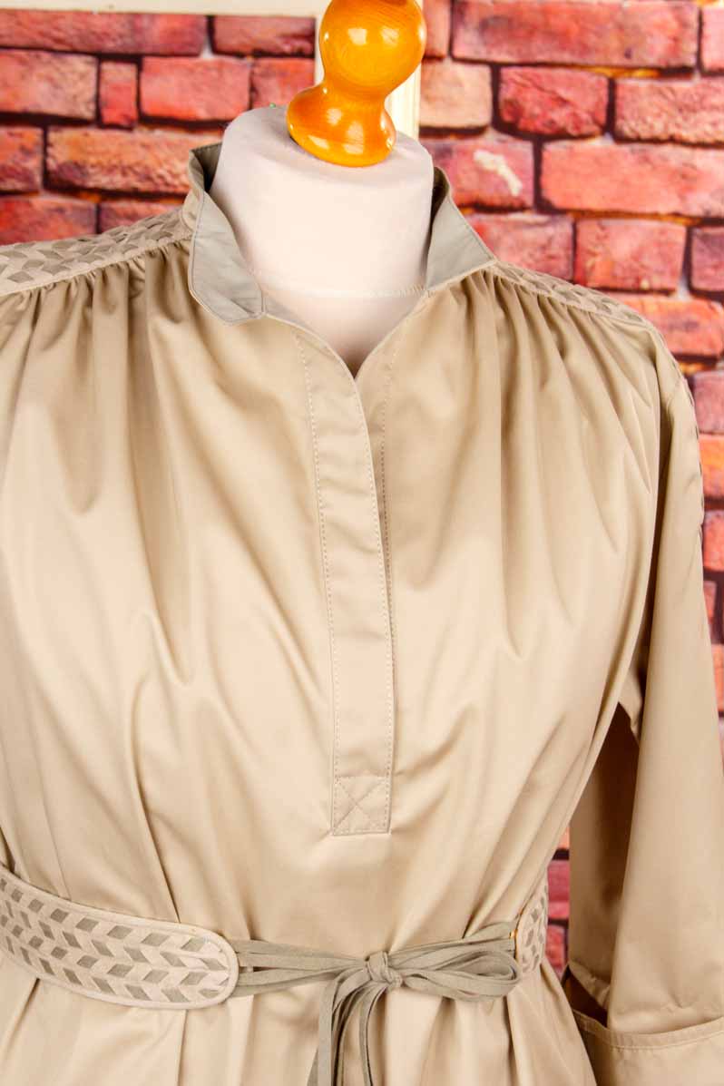 70s Safarikleid khaki