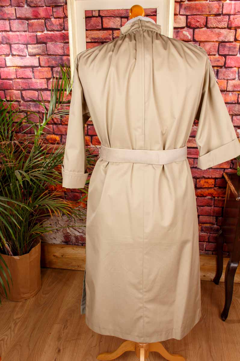 70s Safarikleid khaki