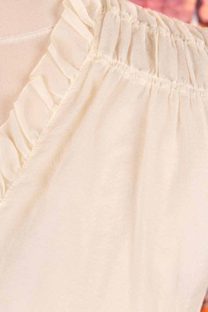 Boho Nachtkleid weiß