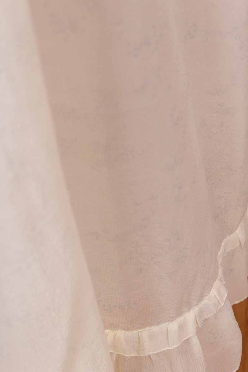 Boho Nachtkleid weiß