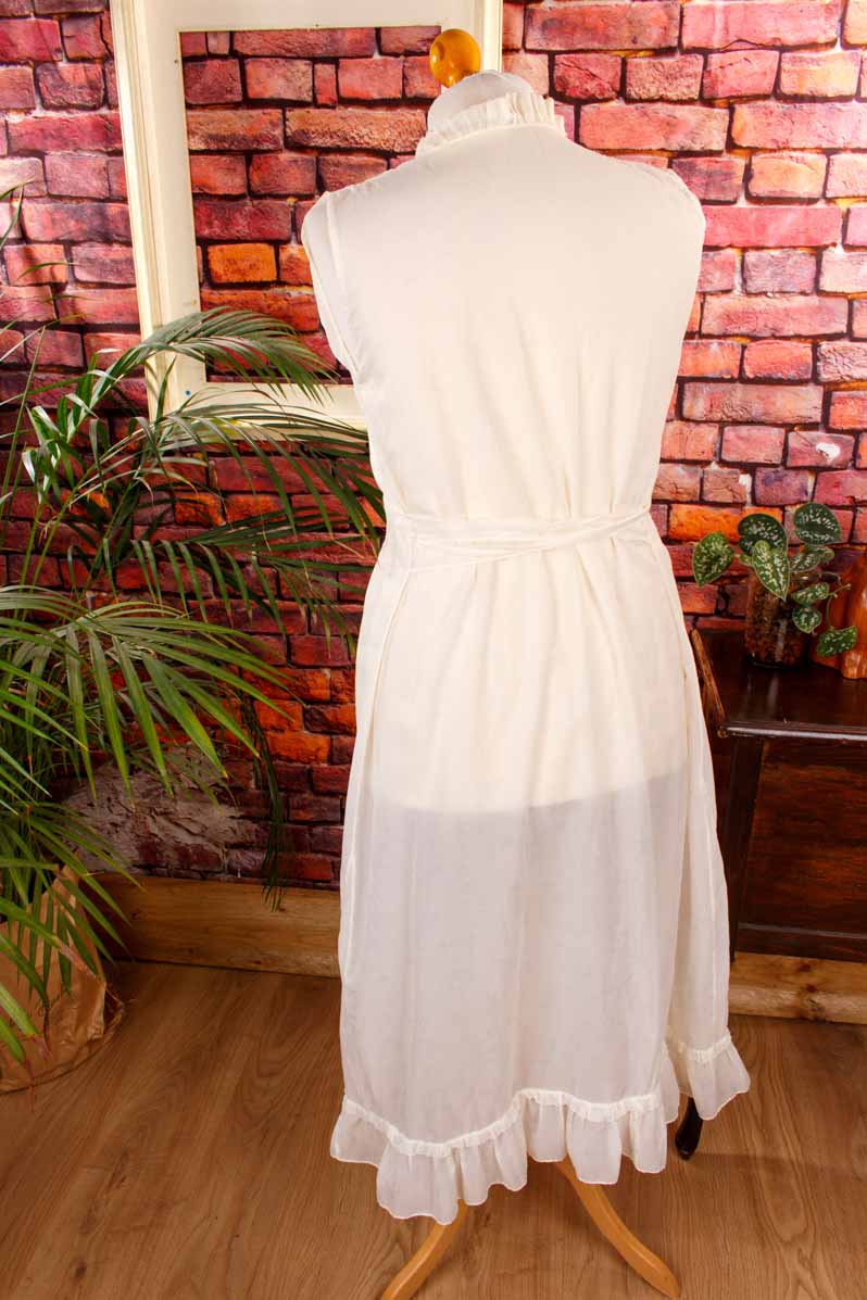 Boho Nachtkleid weiß
