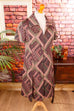 70s Disco Kleid gold Brokat