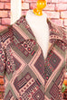 70s Disco Kleid gold Brokat