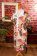 70er Schlager Stretchkleid bunt