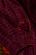 Hauskleid weinrot Samt