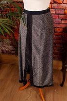 70s Glitzerrock silber