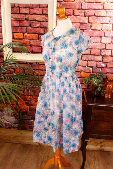 50s Sommerkleid pastell