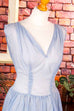 50s Sommerkleid blau