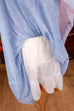50s Sommerkleid blau