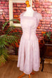 50s Sommerkleid rosa