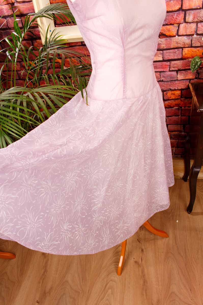 50s Sommerkleid rosa