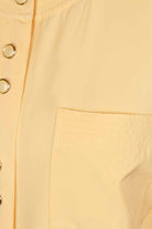 elegante Bluse blass gelb schimmernd