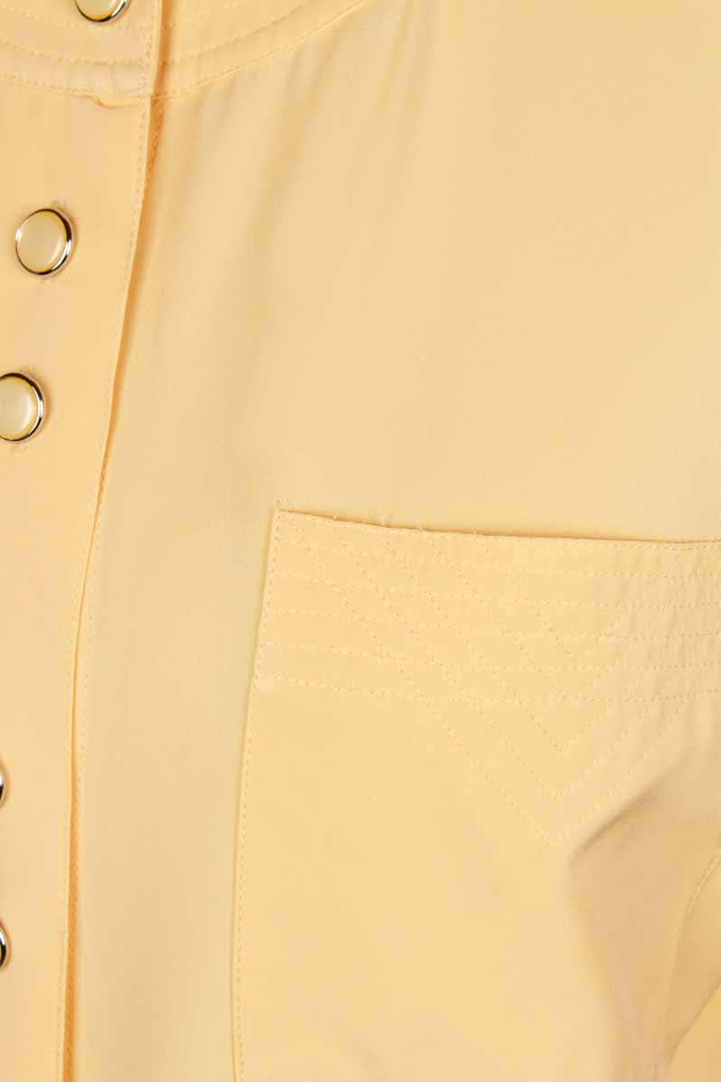 elegante Bluse blass gelb schimmernd