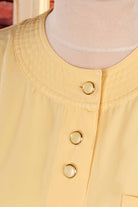 elegante Bluse blass gelb schimmernd