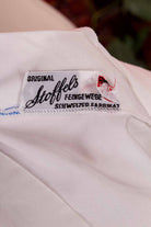 Baumwollbluse weiß + Spitze